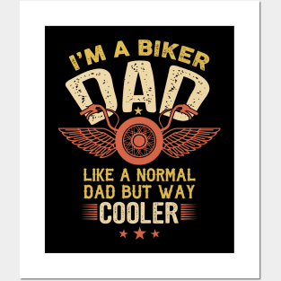 Trust Me Iam A Biker Dad Posters and Art